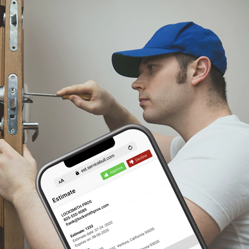 locksmith estimate software
